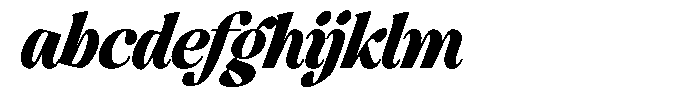 Montalvia Display Black Condensed Italic FONT