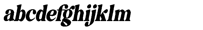Montalvia Display Black Condensed Obliq Cont FONT
