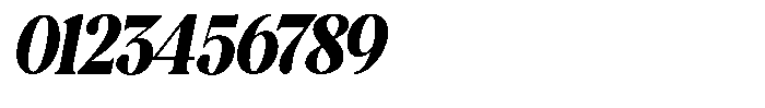 Montalvia Display Black Condensed Oblique Font OTHER CHARS