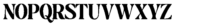 Montalvia Display Black Condensed Font UPPERCASE