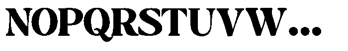 Montalvia Display Black Expanded Contrast Font UPPERCASE
