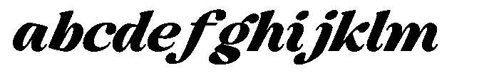Montalvia Display Black Expanded Italic Cont FONT