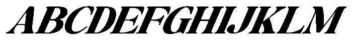 Montalvia Display Black Expanded Italic Font UPPERCASE