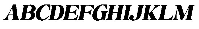 Montalvia Display Black Expanded Obliq Cont Font UPPERCASE