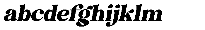 Montalvia Display Black Expanded Obliq Cont FONT