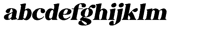Montalvia Display Black Expanded Oblique FONT