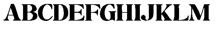 Montalvia Display Black Expanded Font UPPERCASE