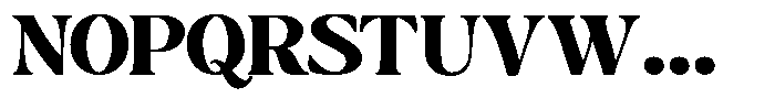 Montalvia Display Black Expanded Font UPPERCASE