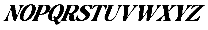 Montalvia Display Black Italic Contrast Font UPPERCASE