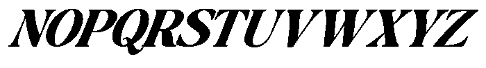 Montalvia Display Black Italic Font UPPERCASE