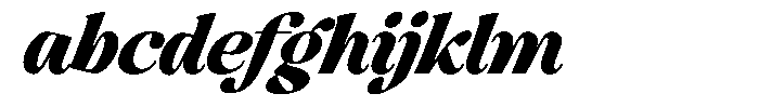 Montalvia Display Black Italic FONT