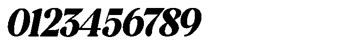 Montalvia Display Black Oblique Contrast Font OTHER CHARS