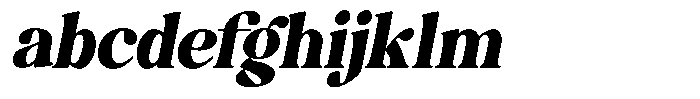 Montalvia Display Black Oblique FONT
