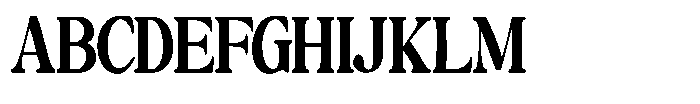 Montalvia Display Bold Condensed Contrast Font UPPERCASE