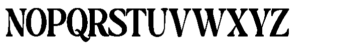 Montalvia Display Bold Condensed Contrast Font UPPERCASE