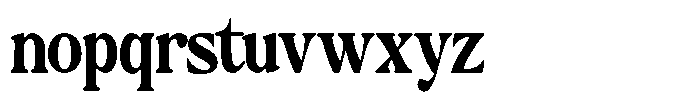 Montalvia Display Bold Condensed Contrast Font LOWERCASE