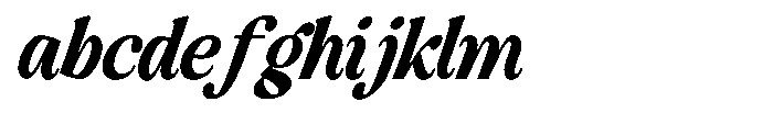 Montalvia Display Bold Condensed Italic Contrast FONT