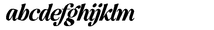 Montalvia Display Bold Condensed Italic FONT
