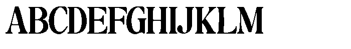 Montalvia Display Bold Condensed Font UPPERCASE