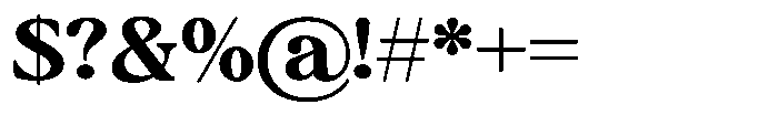 Montalvia Display Bold Expanded Contrast Font OTHER CHARS