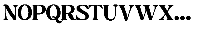 Montalvia Display Bold Expanded Contrast Font UPPERCASE