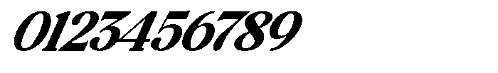 Montalvia Display Bold Expanded Italic Contrast Font OTHER CHARS
