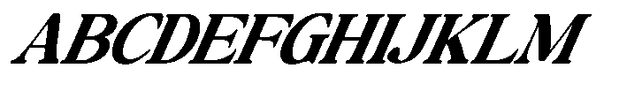 Montalvia Display Bold Expanded Italic Contrast Font UPPERCASE