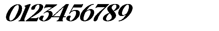 Montalvia Display Bold Expanded Italic Font OTHER CHARS
