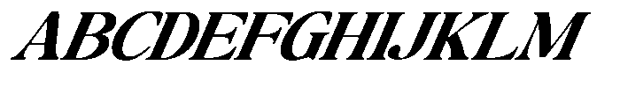 Montalvia Display Bold Expanded Italic Font UPPERCASE