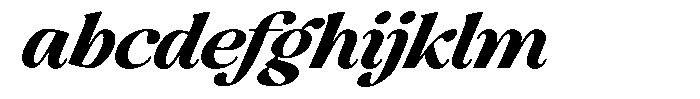 Montalvia Display Bold Expanded Italic FONT