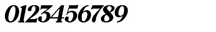 Montalvia Display Bold Expanded Obliq Cont Font OTHER CHARS