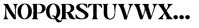 Montalvia Display Bold Expanded Font UPPERCASE