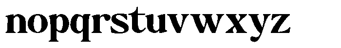 Montalvia Display Bold Expanded Font LOWERCASE