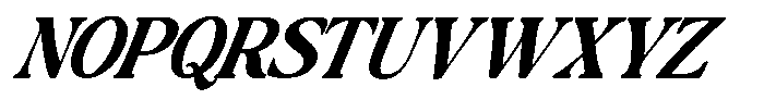 Montalvia Display Bold Italic Contrast Font UPPERCASE
