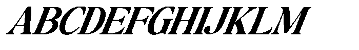 Montalvia Display Bold Italic Font UPPERCASE