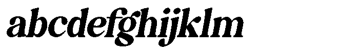 Montalvia Display Bold Oblique Contrast FONT