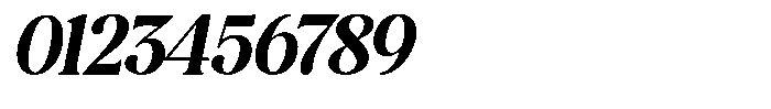 Montalvia Display Bold Oblique Font OTHER CHARS