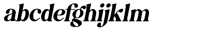 Montalvia Display Bold Oblique FONT