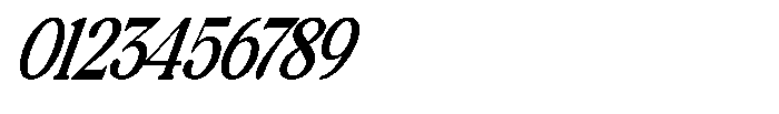 Montalvia Display Condensed Italic Cont Font OTHER CHARS