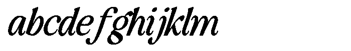 Montalvia Display Condensed Italic Cont FONT