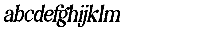 Montalvia Display Condensed Obliq Cont FONT