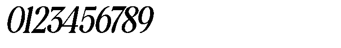 Montalvia Display Condensed Oblique Font OTHER CHARS