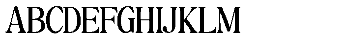 Montalvia Display Condensed Font UPPERCASE