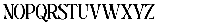 Montalvia Display Condensed Font UPPERCASE