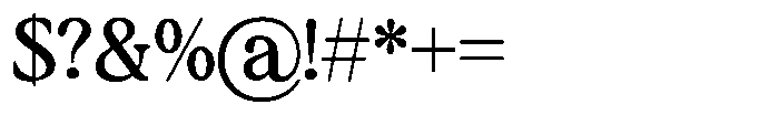 Montalvia Display Contrast Font OTHER CHARS