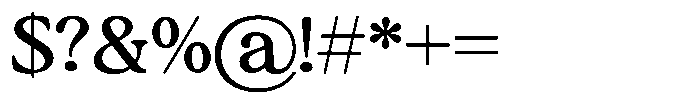 Montalvia Display Expanded Contrast Font OTHER CHARS