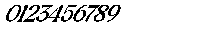 Montalvia Display Expanded Italic Contrast Font OTHER CHARS
