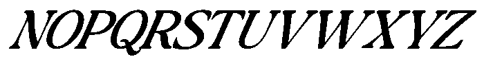Montalvia Display Expanded Italic Contrast Font UPPERCASE