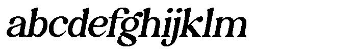 Montalvia Display Expanded Oblique Contrast FONT