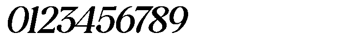 Montalvia Display Expanded Oblique Font OTHER CHARS